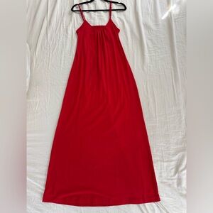 Express Red Maxi Dress